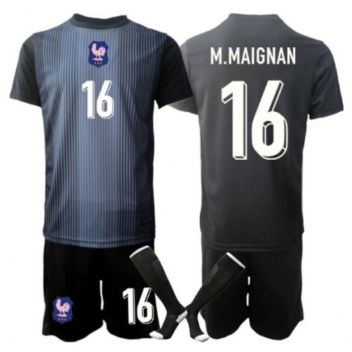 Fotbalové Dres Francie Mike Maignan #16 Brankářské Dětské Domácí MS 2026 Krátký Rukáv (+ trenýrky)
